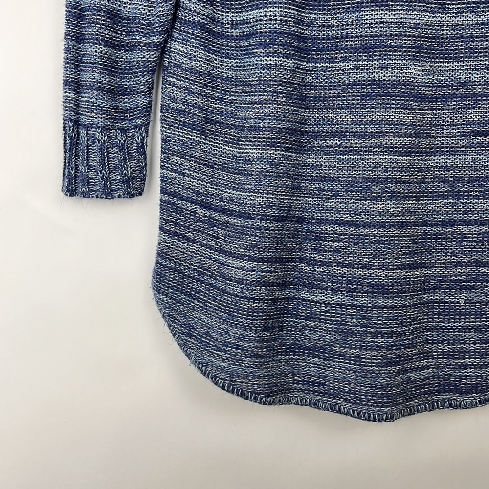 212 New York long sleeve lightweight SOFT sweater blue M - Picture 3 of 9